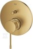 Bateria Essence jednouchwytowa do obsługi dwóch wyjść wody, brushed cool sunrise, montaż ścienny podtynkowy, głowica Ceramiczna 46 mm, metalowa rozeta, metalowa dźwignia 24058GN1